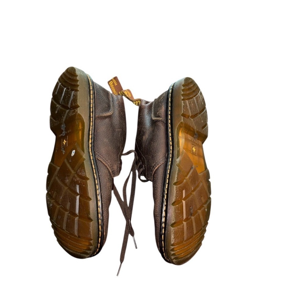 Dr. Martens Sussex Industrial Brown Leather Boots - Picture 3 of 8